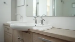 mocowanie umywalki do szafki