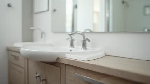 mocowanie umywalki do szafki