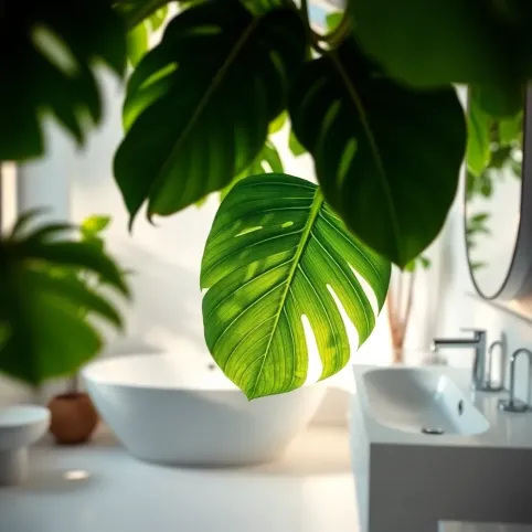 Monstera do łazienki