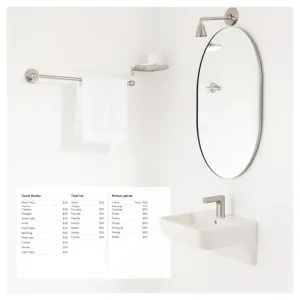 Montaż akcesoriów łazienkowych cennik