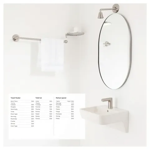 Montaż akcesoriów łazienkowych cennik