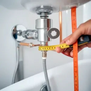 Montaż baterii do wanny wolnostojącej