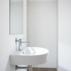 Montaż baterii umywalkowej ściennej