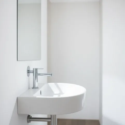 Montaż baterii umywalkowej ściennej