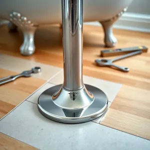 Montaż baterii wolnostojącej wannowej