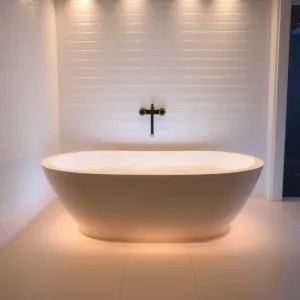 Montaż listwy LED pod wanną