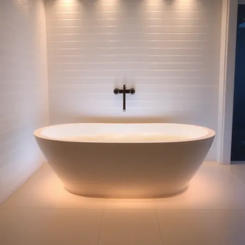 Montaż listwy LED pod wanną