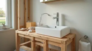 montaz szafki lazienkowej z umywalka