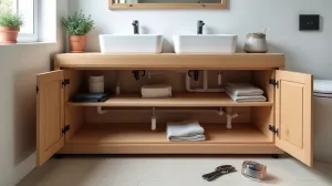 montaż szafki pod umywalkę