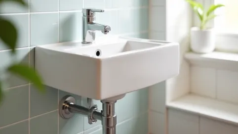 Montaż szafki wiszącej pod umywalkę