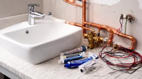 Montaż umywalki z baterią cena