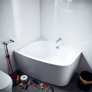 Montaż wanny wolnostojącej narożnej