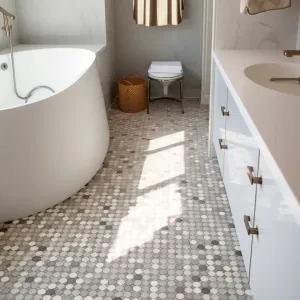 Mozaika podłogowa do łazienki