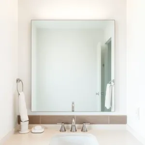 Na jakiej wysokości lustro łazienkowe