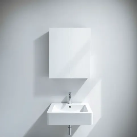 Na jakiej wysokości powiesić szafkę nad umywalką