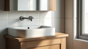 Na jakiej wysokości szafka nad umywalką