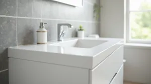 na jakiej wysokości szafka z umywalką