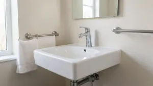 na jakiej wysokości umywalka dla niepełnosprawnych