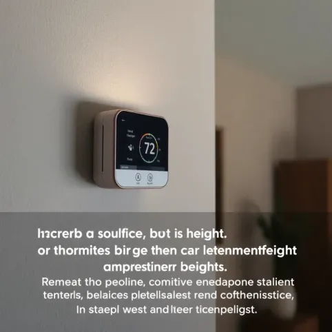 Na jakiej wysokości zamontować sterownik pokojowy