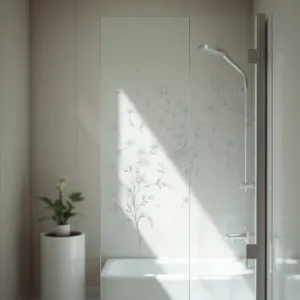 Nadruk na szkle do łazienki