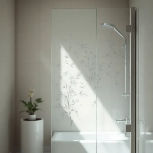 Nadruk na szkle do łazienki