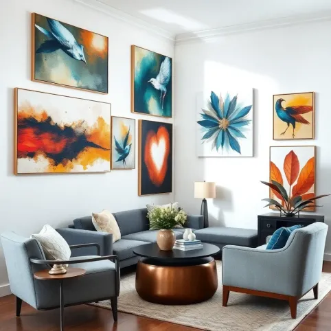 Najmodniejsze obrazy do salonu
