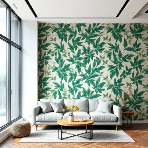 Najmodniejsze tapety do salonu