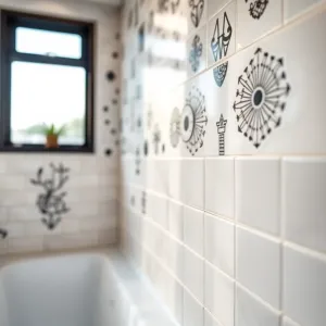 Naklejki do łazienki na ścianę