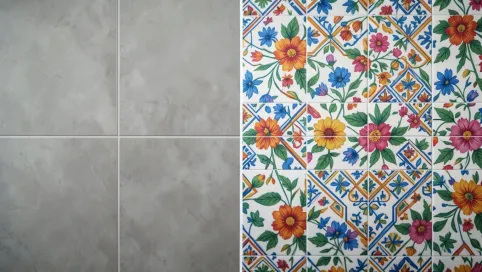 naklejki na płytki łazienkowe