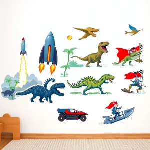 Naklejki na ścianę do pokoju chłopca