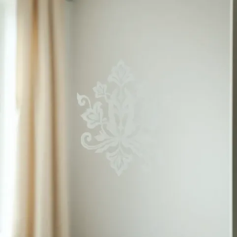 Naklejki na szyby w drzwiach pokojowych