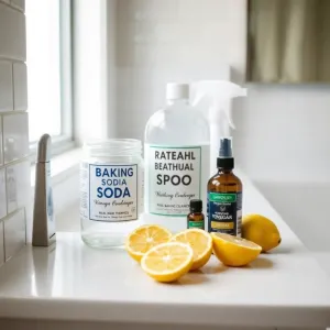 Naturalne środki do czyszczenia łazienki