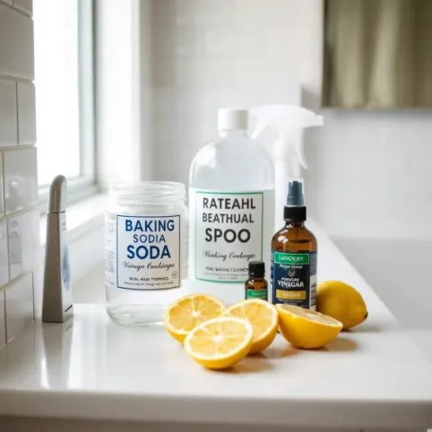 Naturalne środki do czyszczenia łazienki