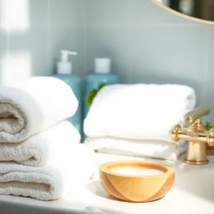 Niebieska łazienka jakie dodatki