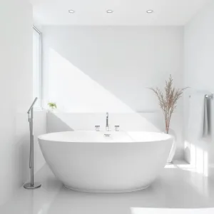 Nowoczesna łazienka z wanną