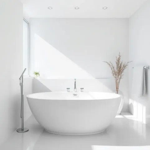 Nowoczesna łazienka z wanną