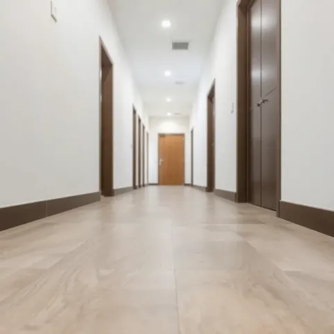 Nowoczesna podłoga w przedpokoju