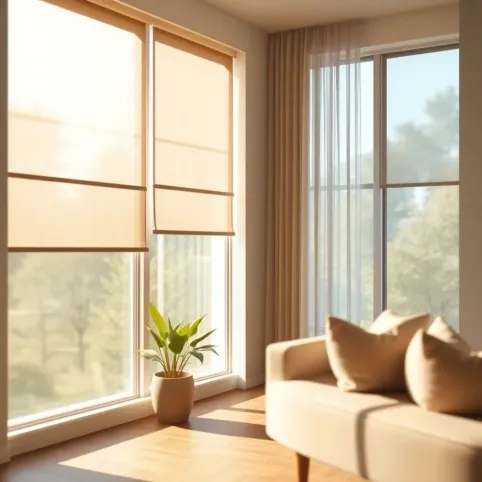 Nowoczesne aranżacje okien w salonie