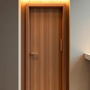 Nowoczesne drzwi do łazienki