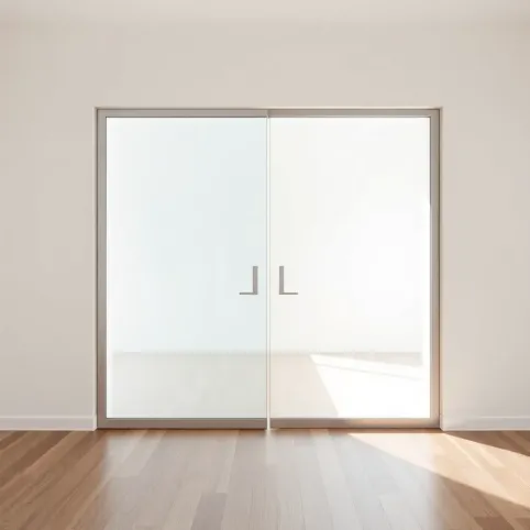 Nowoczesne drzwi szklane do pokoju