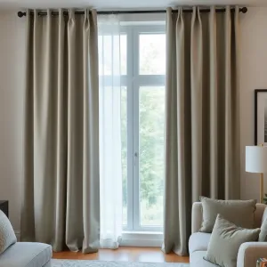 Nowoczesne firany panelowe do salonu