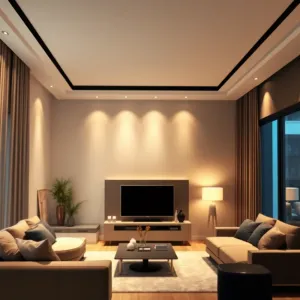 Nowoczesne halogeny do salonu