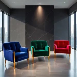 Nowoczesne krzesła do salonu glamour