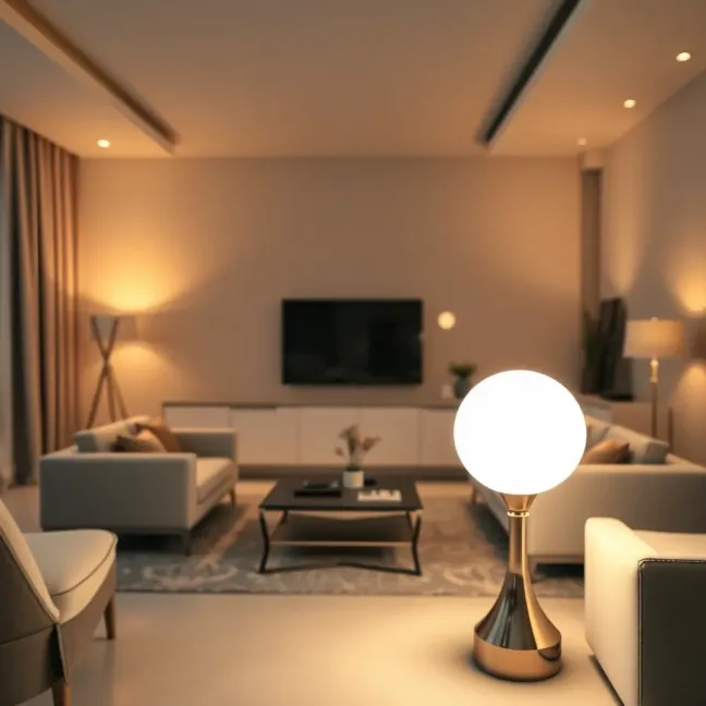 Nowoczesne lampy ledowe do salonu