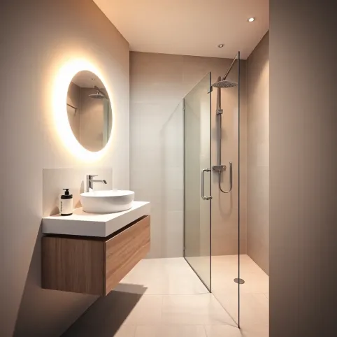 nowoczesne małe łazienki