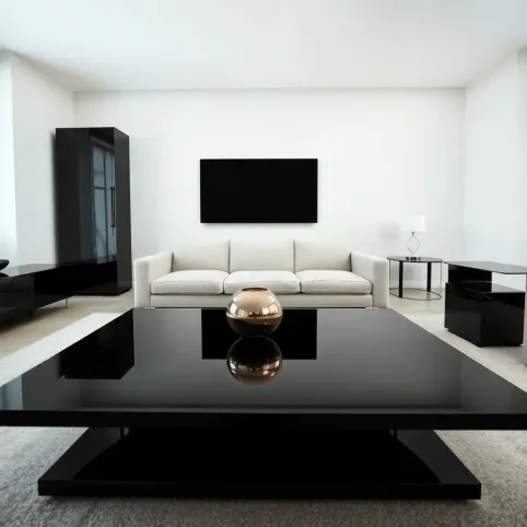 Nowoczesne meble do salonu na wysoki połysk