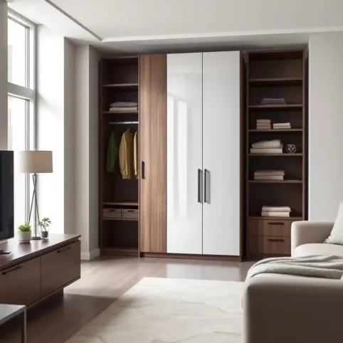 Nowoczesne meble do salonu z szafą