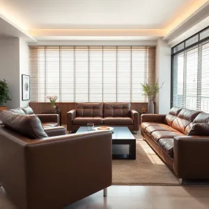 Nowoczesne meble skórzane do salonu