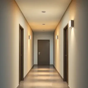 Nowoczesne oświetlenie przedpokoju