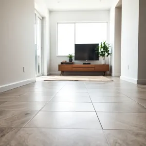 Nowoczesne płytki podłogowe do salonu